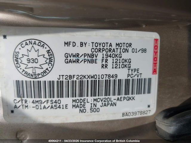 TOYOTA CAMRY - 9