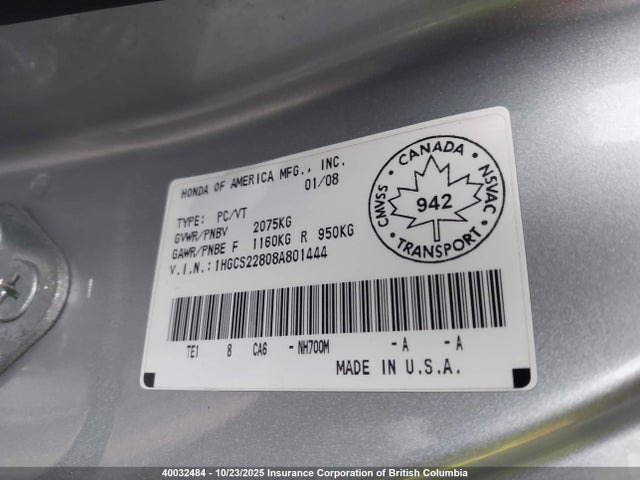 HONDA ACCORD - 9