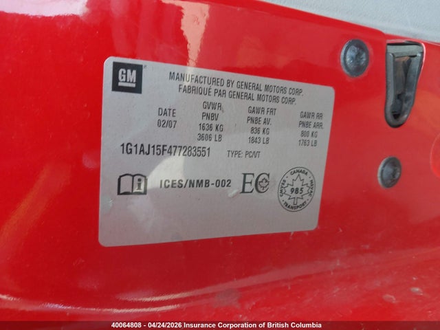 CHEVROLET COBALT LS - 9