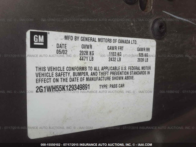 2019 GMC Sierra 2500 4x4 Crew Cab Pickup 9