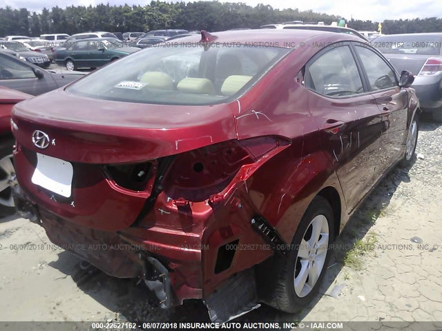 2012 HYUNDAI ELANTRA VIN: KMHDH4AE1CU190301