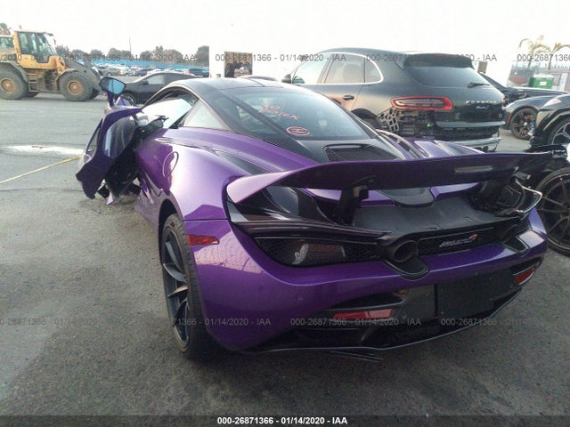 2018 MCLAREN AUTOMOTIVE 720S VIN: SBM14DCAXJW002199
