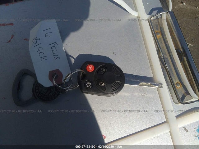 2016 FORD FOCUS VIN: 1FADP3E27GL262959