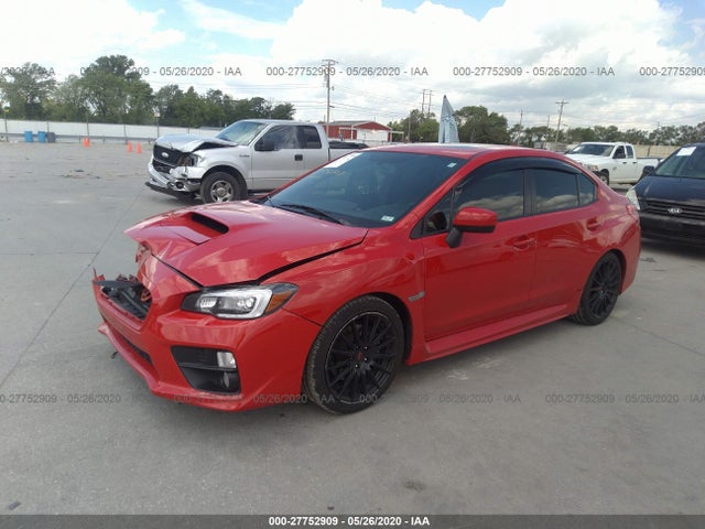 2016 SUBARU WRX VIN: JF1VA1J69G9812646