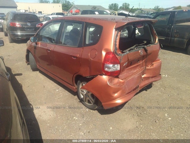2008 HONDA FIT VIN: JHMGD38688S017060