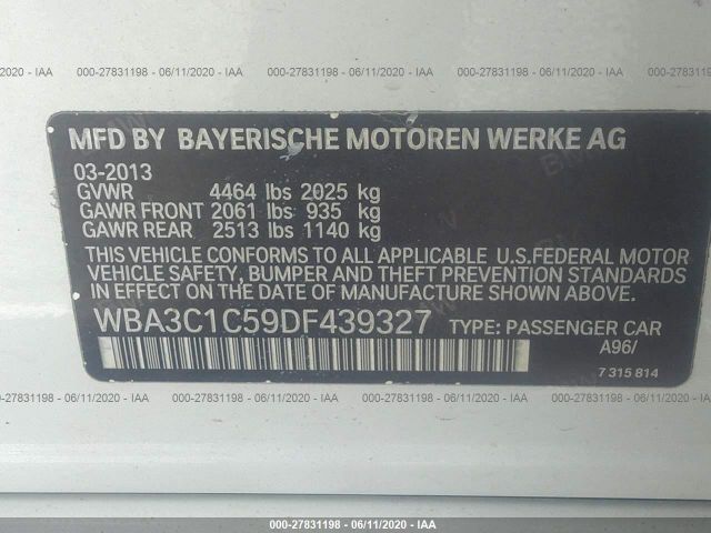 Фото: WBA3C1C59DF439327 - 9