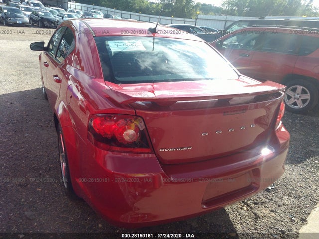 2014 DODGE AVENGER VIN: 1C3CDZAB3EN221189