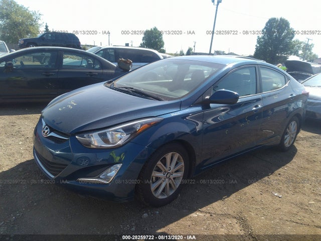2015 HYUNDAI ELANTRA VIN: KMHDH4AE7FU421139
