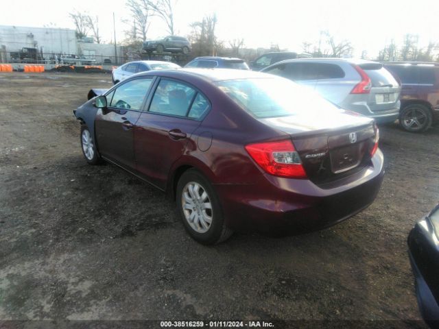 2HGFB2F8XCH530958 | 2012 Honda civic ex