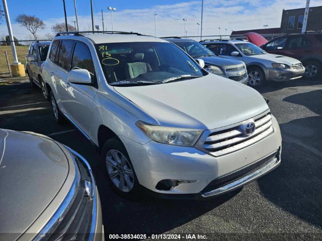 5TDZA3EH7DS035531 | 2013 Toyota highlander