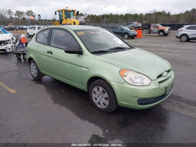 3N1BC1CPXAL372113 | 2008 Hyundai accent gs