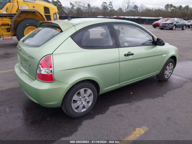 3N1BC1CPXAL372113 | 2008 Hyundai accent gs