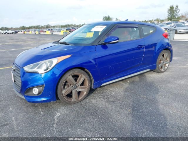 KMHTC6AE1DU118926 | 2013 Hyundai veloster turbo w/black