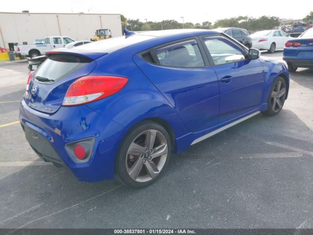 KMHTC6AE1DU118926 | 2013 Hyundai veloster turbo w/black