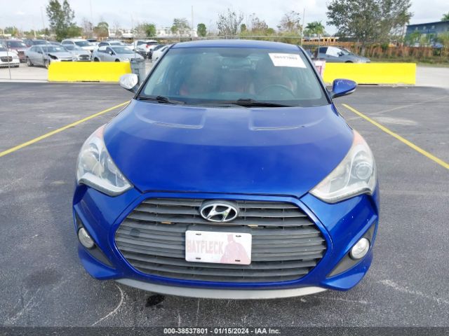 KMHTC6AE1DU118926 | 2013 Hyundai veloster turbo w/black