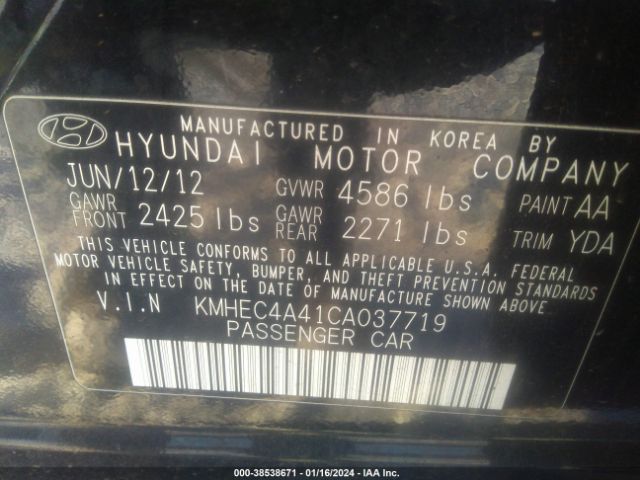 1FMCU93188KA44687 | 2012 Hyundai sonata hybrid