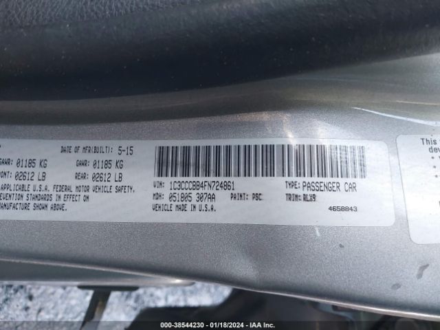 2HKRM4H37EH679244 | 2015 Chrysler 200 s