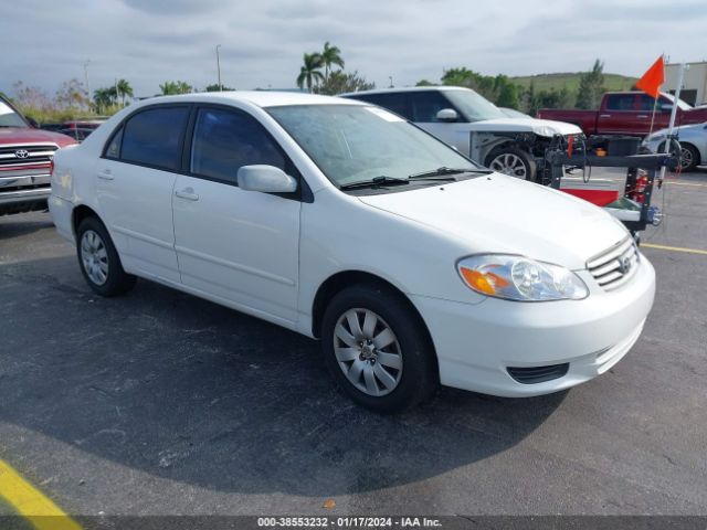 2T1BR32E53C116183 | 2003 Toyota corolla le