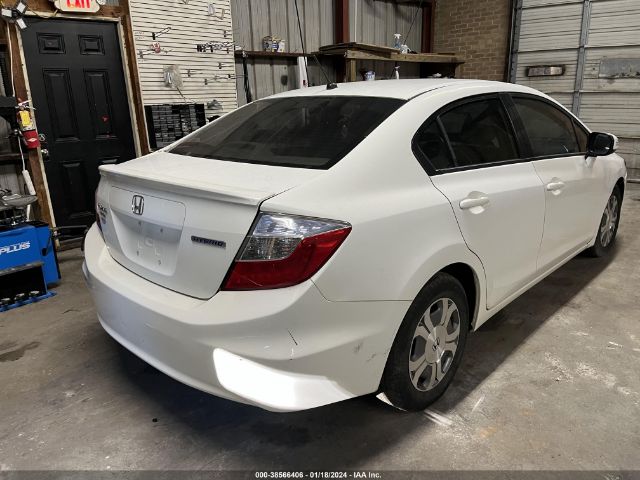 JHMFB4F21CS011343 | 2012 Honda civic hybrid