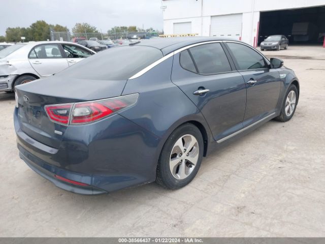 KNAGM4ADXE5075226 | 2014 KIA optima hybrid lx