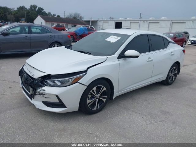 3N1AB8CV8NY218062 | 2022 Nissan sentra sv xtronic cvt