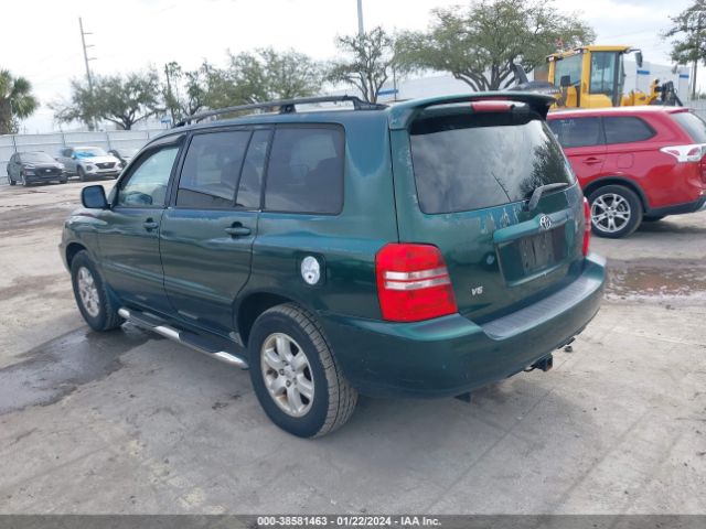 JTEGF21A910004626 | 2001 Toyota highlander v6 (a4)