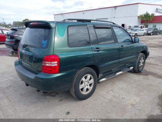 JTEGF21A910004626 | 2001 Toyota highlander v6 (a4)