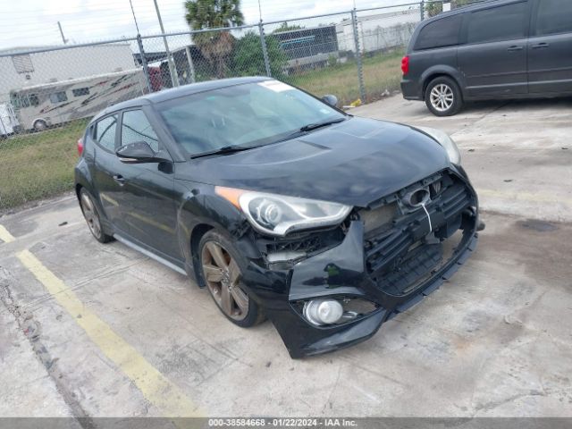 KMHTC6AE1DU171366 | 2013 Hyundai veloster turbo w/black