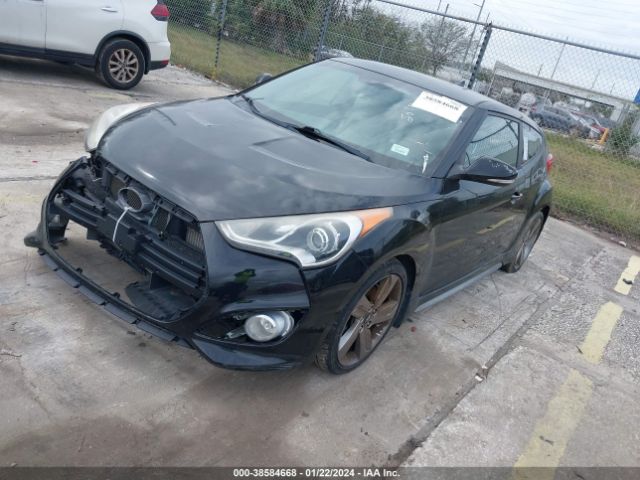 KMHTC6AE1DU171366 | 2013 Hyundai veloster turbo w/black