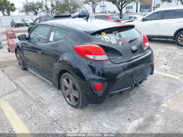 KMHTC6AE1DU171366 | 2013 Hyundai veloster turbo w/black