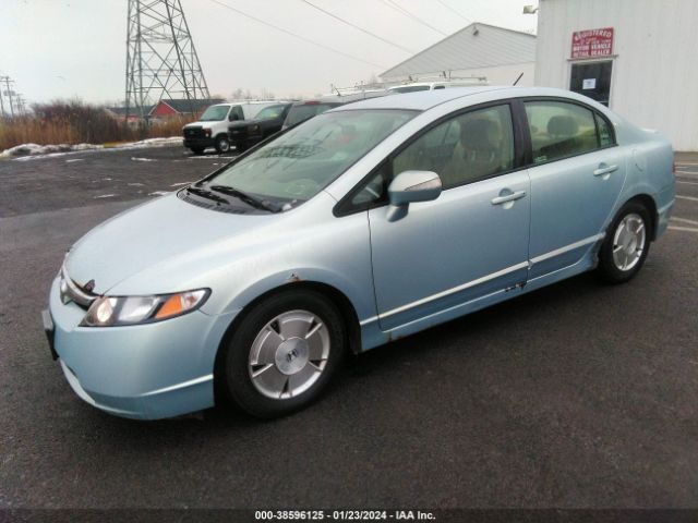 JHMFA36238S007783 | 2008 Honda civic hybrid