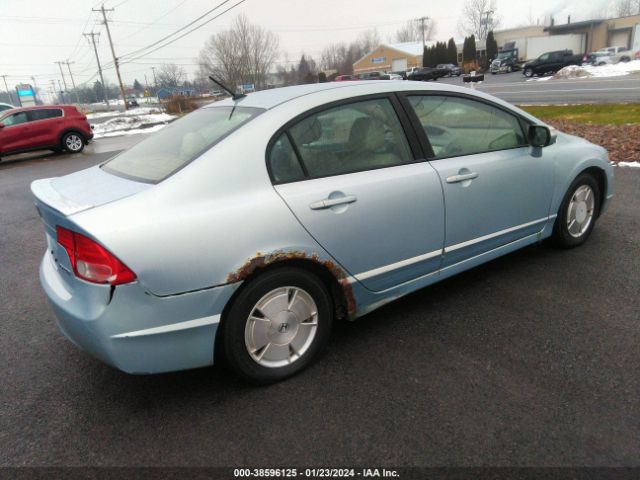 JHMFA36238S007783 | 2008 Honda civic hybrid