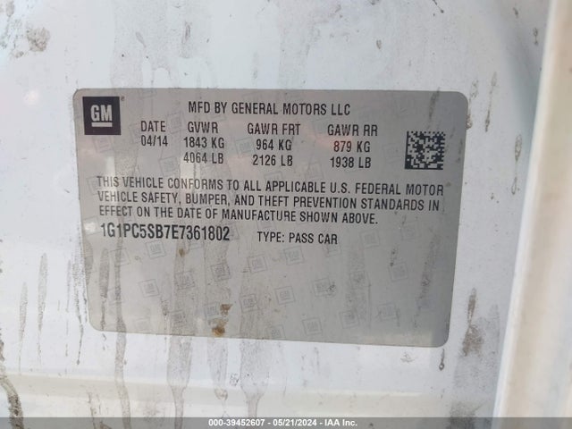 CHEVROLET CRUZE 1LT AUTO - 9