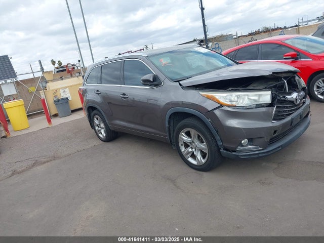 2014 TOYOTA HIGHLANDER LIMITED V6