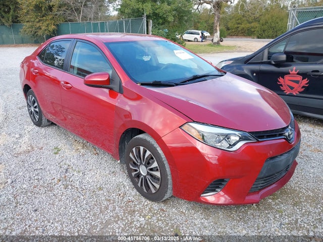 2016 TOYOTA COROLLA LE