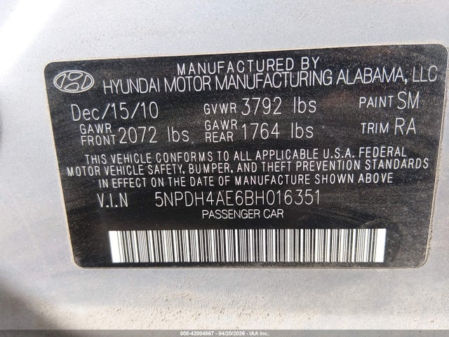 HYUNDAI ELANTRA GLS - 9