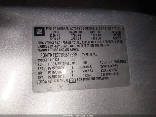 CHEVROLET AVALANCHE LT - 9