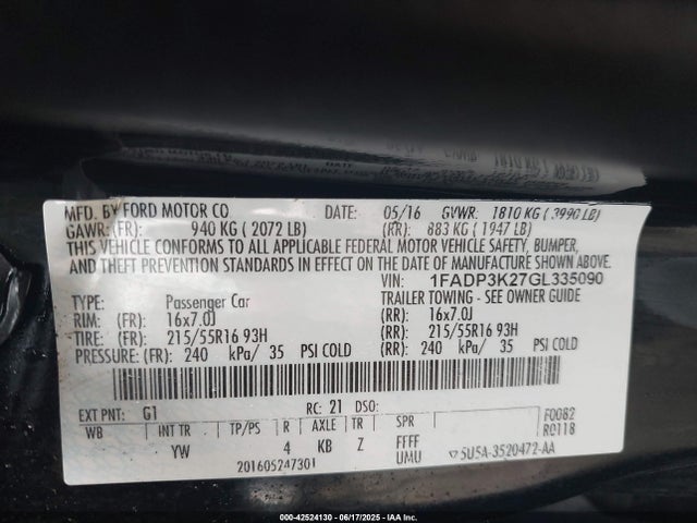 FORD FOCUS SE - 9