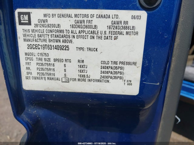 CHEVROLET SILVERADO 1500 LS - 9