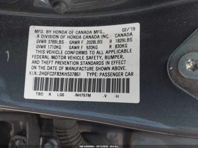 HONDA CIVIC SPORT - 9