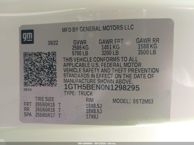 2022 GMC CANYON 2WD ELEVATION STANDARD 照片 9