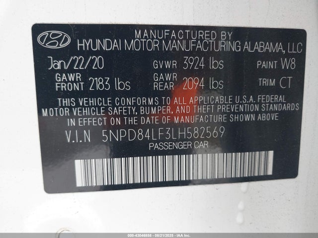 صورة 9 لـ 2020 Hyundai ELANTRA SEL