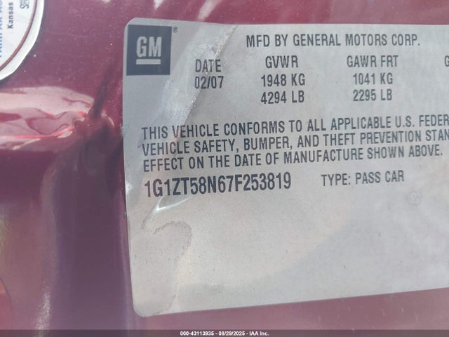 CHEVROLET MALIBU LT - 9