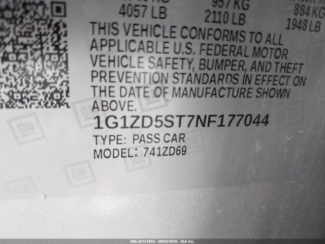 CHEVROLET MALIBU FWD LT - 9