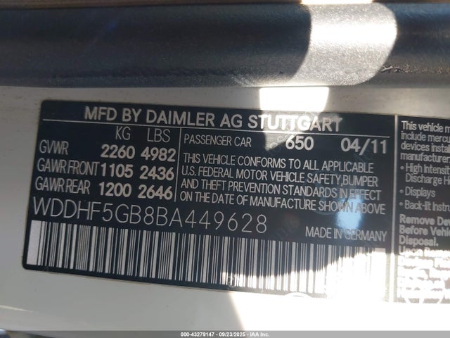 MERCEDES-BENZ E-CLASS - 9