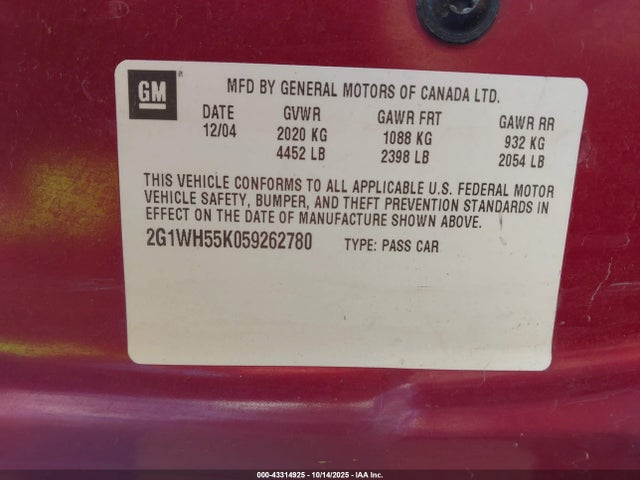 CHEVROLET IMPALA LS - 9