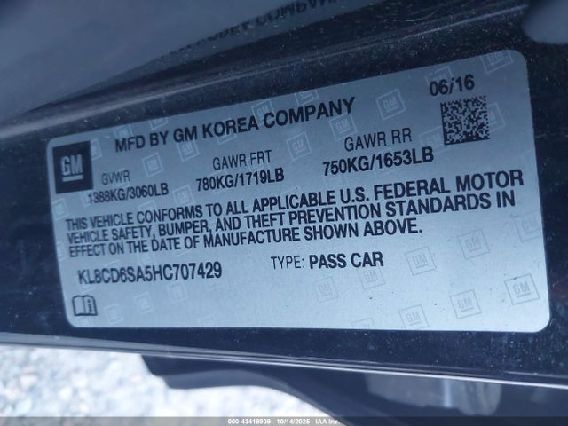 CHEVROLET SPARK 1LT CVT - 9