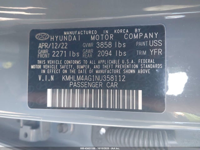 HYUNDAI ELANTRA SEL - 9