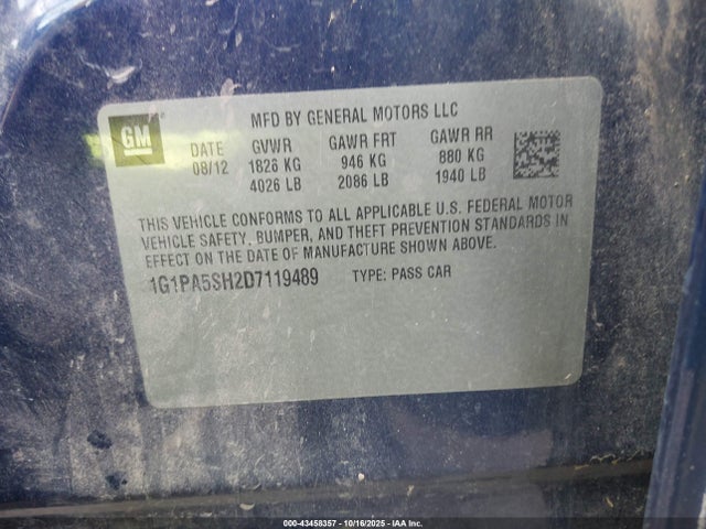 CHEVROLET CRUZE LS AUTO - 9