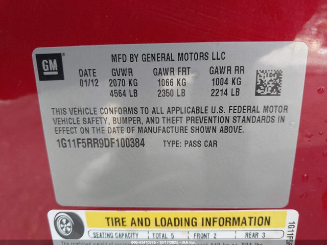 CHEVROLET MALIBU ECO PREMIUM AUDIO - 9